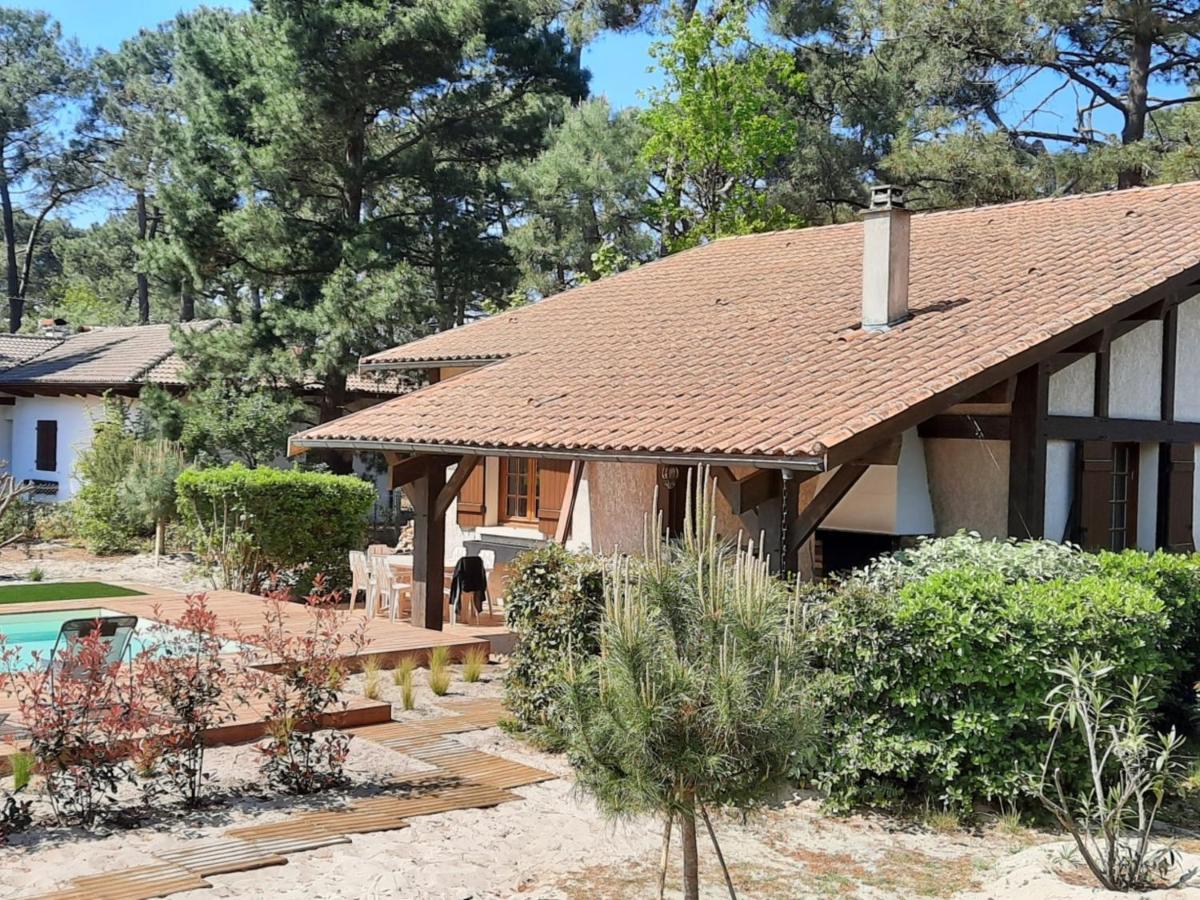 Grande Maison Landaise Avec Piscine Privee, Proche Plage, Pour 8 Personnes A Biscarrosse - Fr-1-319-398 Экстерьер фото
